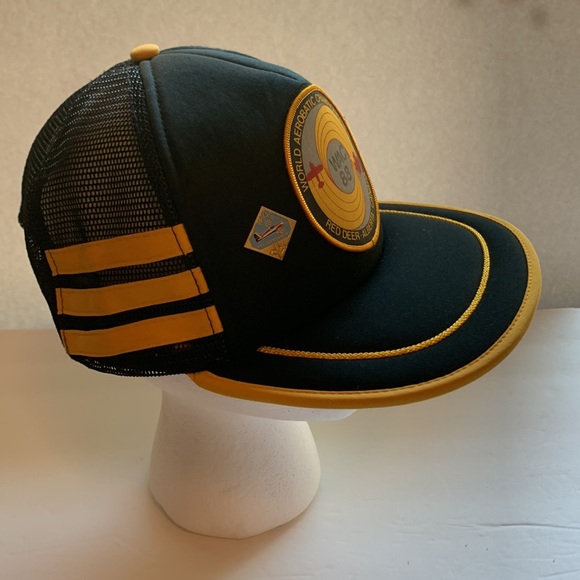 World Aerobatic Championships rare vintage 1988 3 three stripe baseball hat cap - Picture 3 of 7